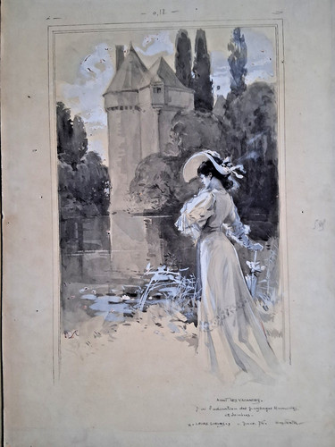 Dessin original non signé