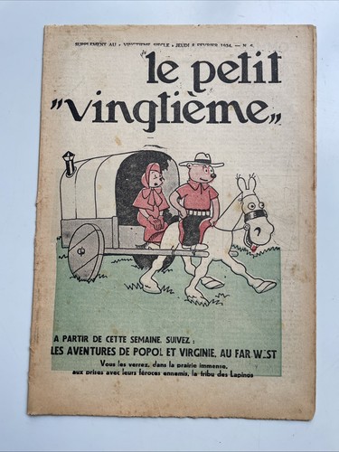 Petit vingtième popol et - vingtiÈme-,