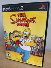 The Simpsons Game Sony PlayStation 2 PS2 Complete In Box TESTED BLACK LABEL