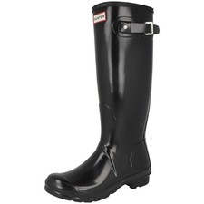 Bottes En Caoutchouc Brillantes Originales Tall Pour Femmes Hunter