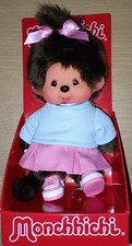 Peluche Monchhichi Jupe , Basket  new 2025 neuve
