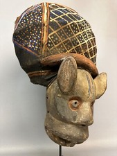 240226 - African mukhanda Yaka animal mask - Congo.