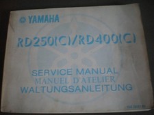 Yamaha 250 rd 400 rd manuel d ' atelier