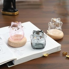 Tirelire en verre pour