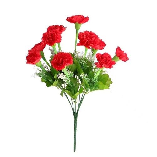 Bouquet œillets artificiels - d'œillets,