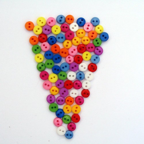 Lot mini boutons 6mm - de,