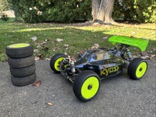 Kyosho 1/8 INFERNO MP10e Brushless Powered 4WD Racing Buggy RTR Green xtra Tires