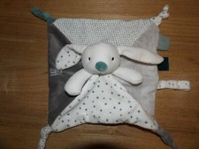 DOUDOU PLAT OBAIBI LAPIN BLANC