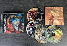 The Legend of Dragoon - PlayStation 1, 2000 PS1 Complete Black Label CIB Tested!