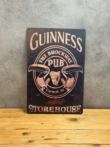 Plaque métal guinness 180 - métal,