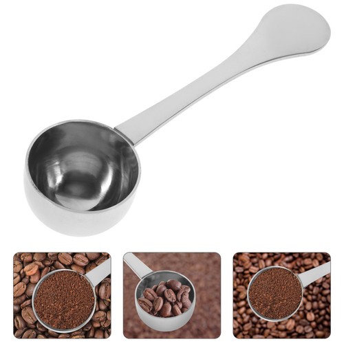 Stainless steel scoop serving - steel,