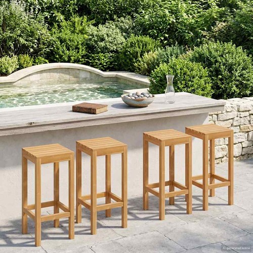 Tabouret bar marron bois de - de,