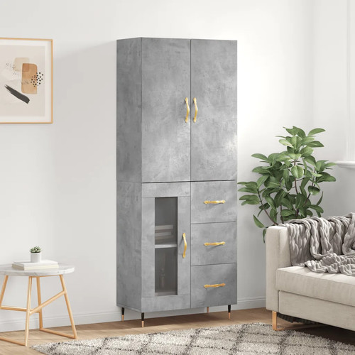 Buffet haut armoire rangement - haut,