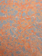 Papier marbré à la cuve de