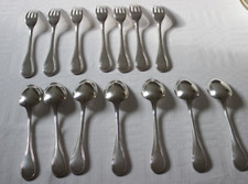7 silver metal tableware -