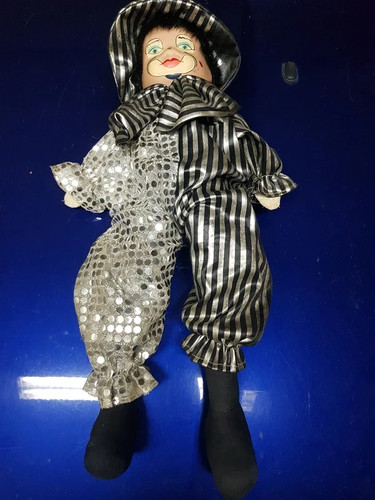 Pantin articulé clown costume - articulé,