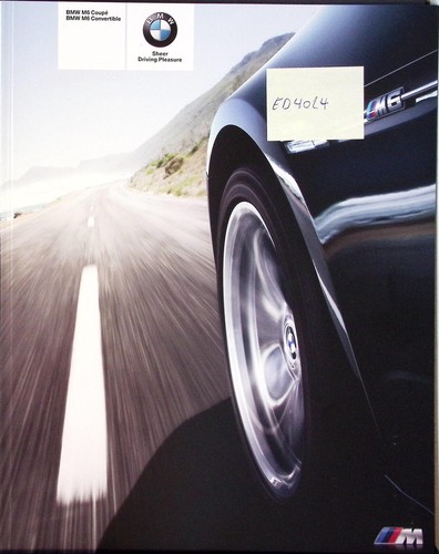Ed4024 brochure bmw coupé - m6,