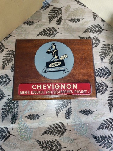 Joli plaque publicitaire