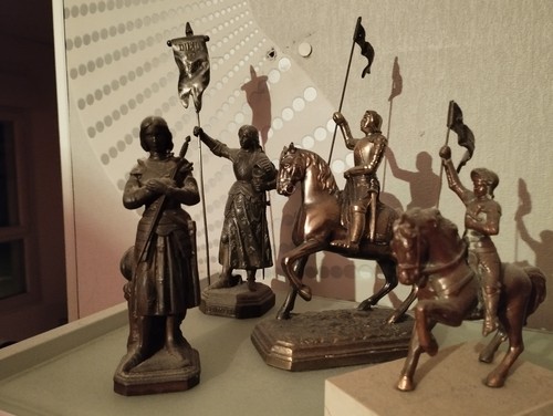 Jeanne arc sculptures bronze - sculptures,