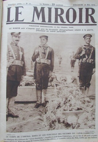 Ww1 miroir 1915 cercueils - ww1,