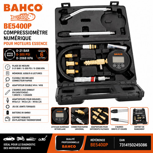 Bahco be5400p compressiomètre - bahco,