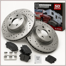 2x DISQUES DE FREIN PERCÉS