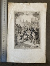 Gravure Ancienne XVIIIe - "La