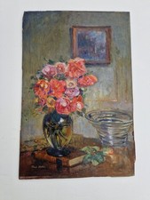 Huile sur panneau bois nature