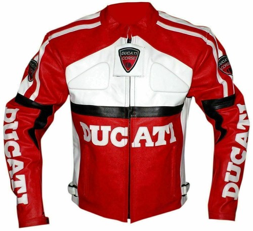 Ducati veste cuir - cuir, motard