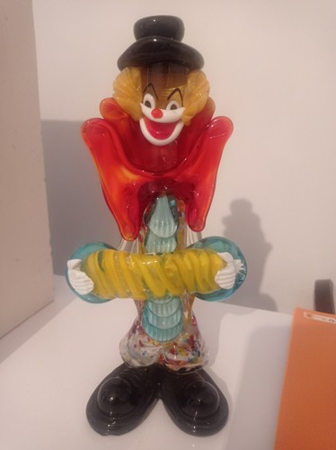 Clown verre murano - verre, de