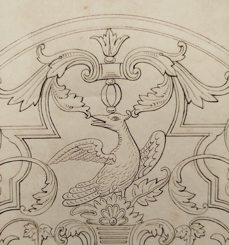 Dessin ancien ornement - ancien, :