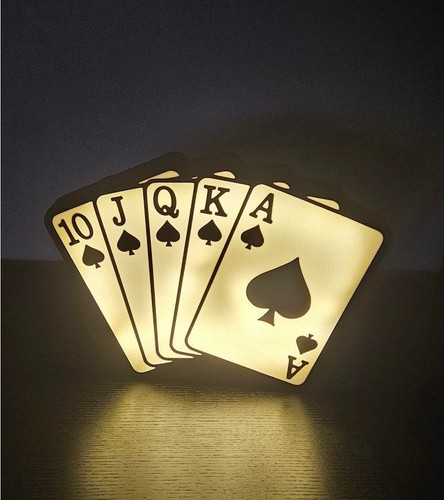 Boîte lumière poker - boîte,