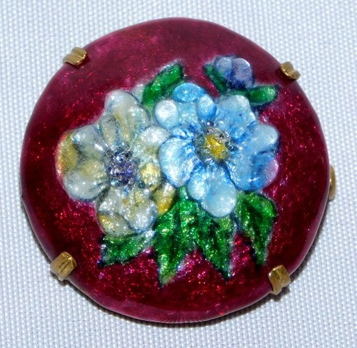 Ancienne broche emaux - broche, de
