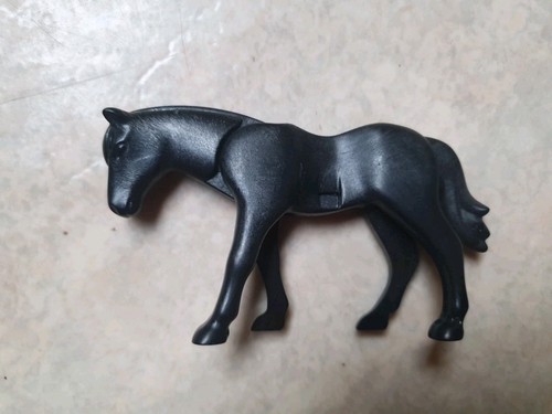 Cheval noir western - 1,