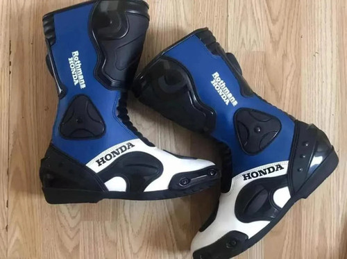 Bottes cuir course motogp - cuir,