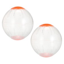 Lot de 2 balles pour hamsters syriens gerbilles (15 cm) - Jouet interactif