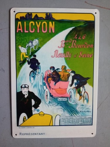 Plaque métal décorative - métal, 30