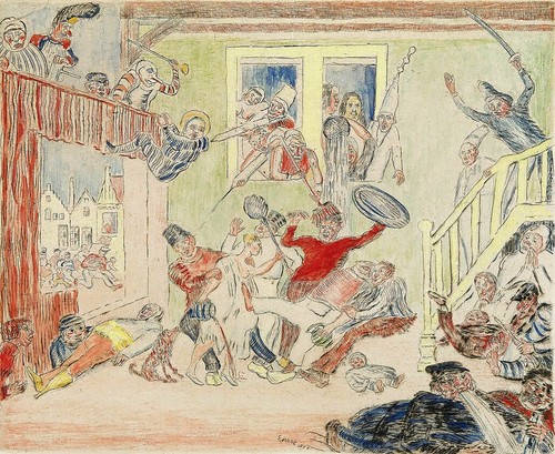 James ensor bataille de - james,