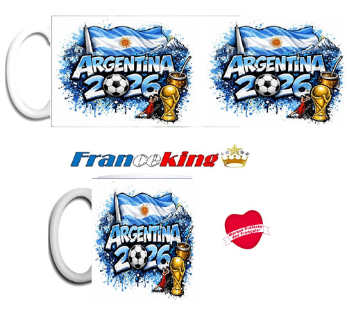 Mug equipe argentine - mug, l'argentine