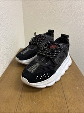 Men's Versace Shoes Size 41 (8-8.5 US) Chain Reaction NO SOLES