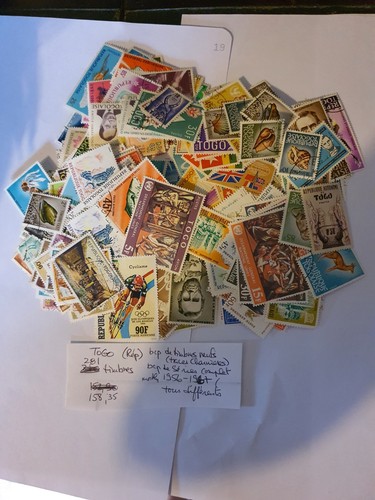 Timbres collection togo - de,