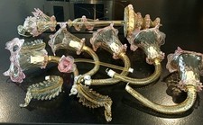 MURANO chandelier elements, Murano replacement arm, flower ? murano. Venetian Chandelier