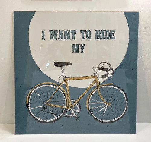 Large bicycle poster - 20, in