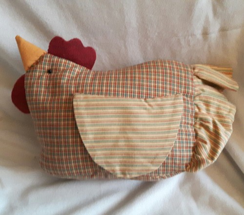 Poule tissu faite main - tissu,