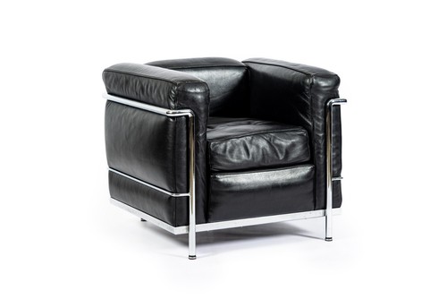 Authentic cassina lc2 - lc2, black