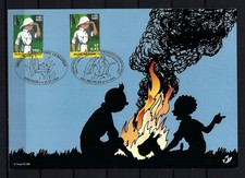 [LG48742] Belgium N°3048HK Comics Tintin Souvenir COB € 12,00 SUPERB
