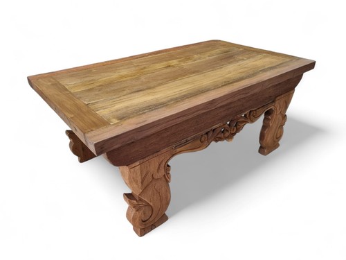 Table basse teck massif - teck,
