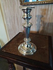 Bougeoir en Métal Argenté à