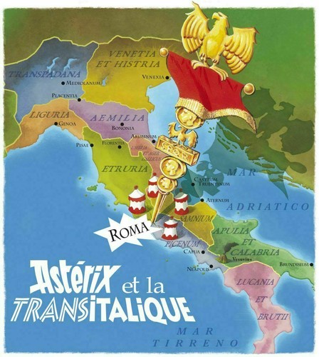 Plaque métal astérix et - métal,