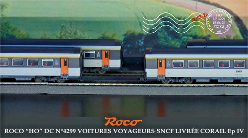 Ensemble roco 4 voitures - roco, "ho"